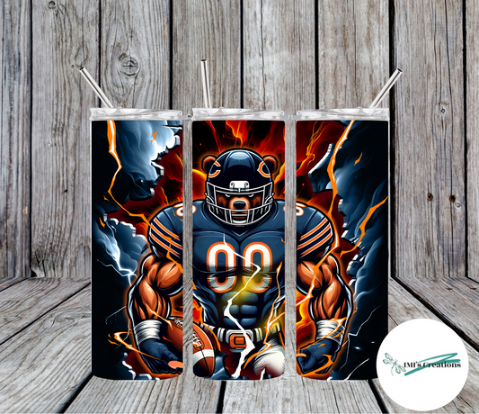 20 oz Sublimation Tumbler - Bears