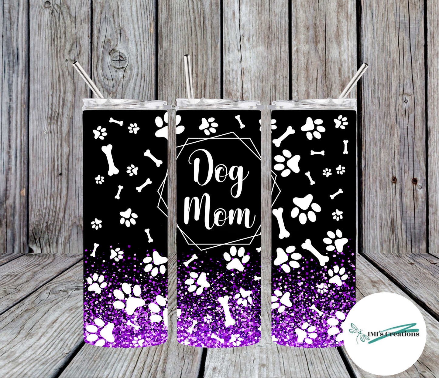 20 oz Dog Mom Sublimation Tumbler