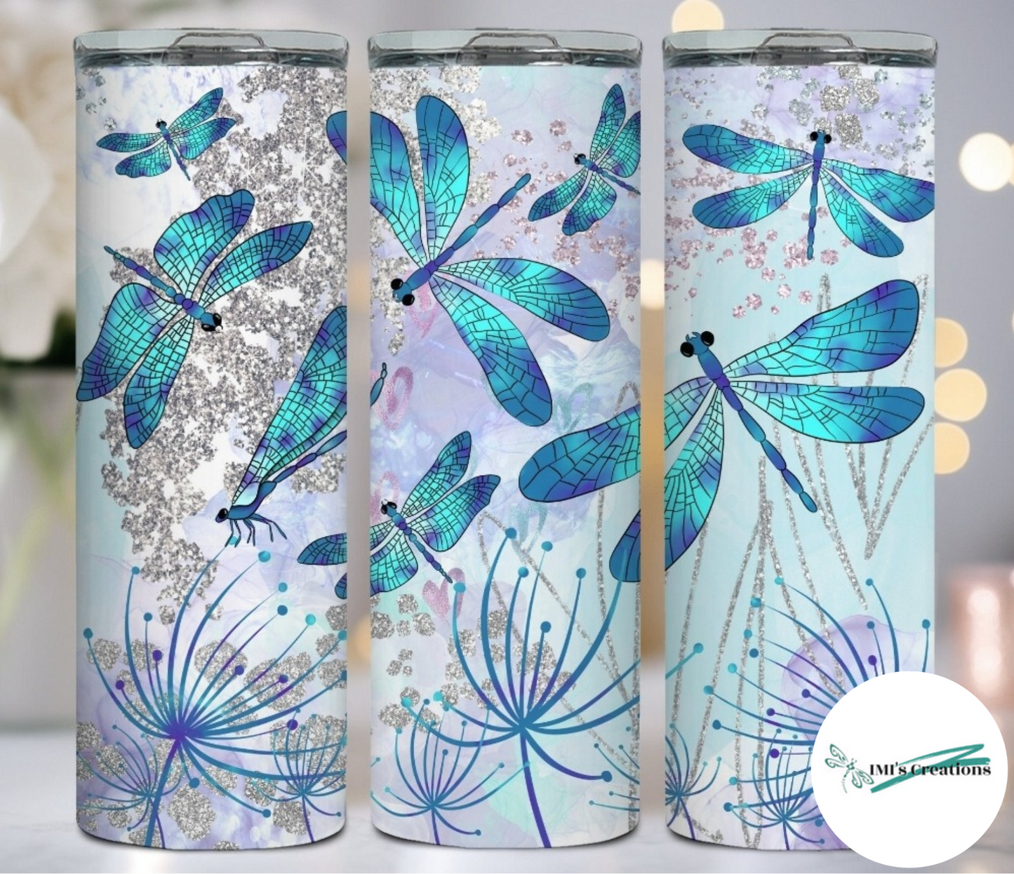 20 oz Dragonfly Sublimation Tumbler