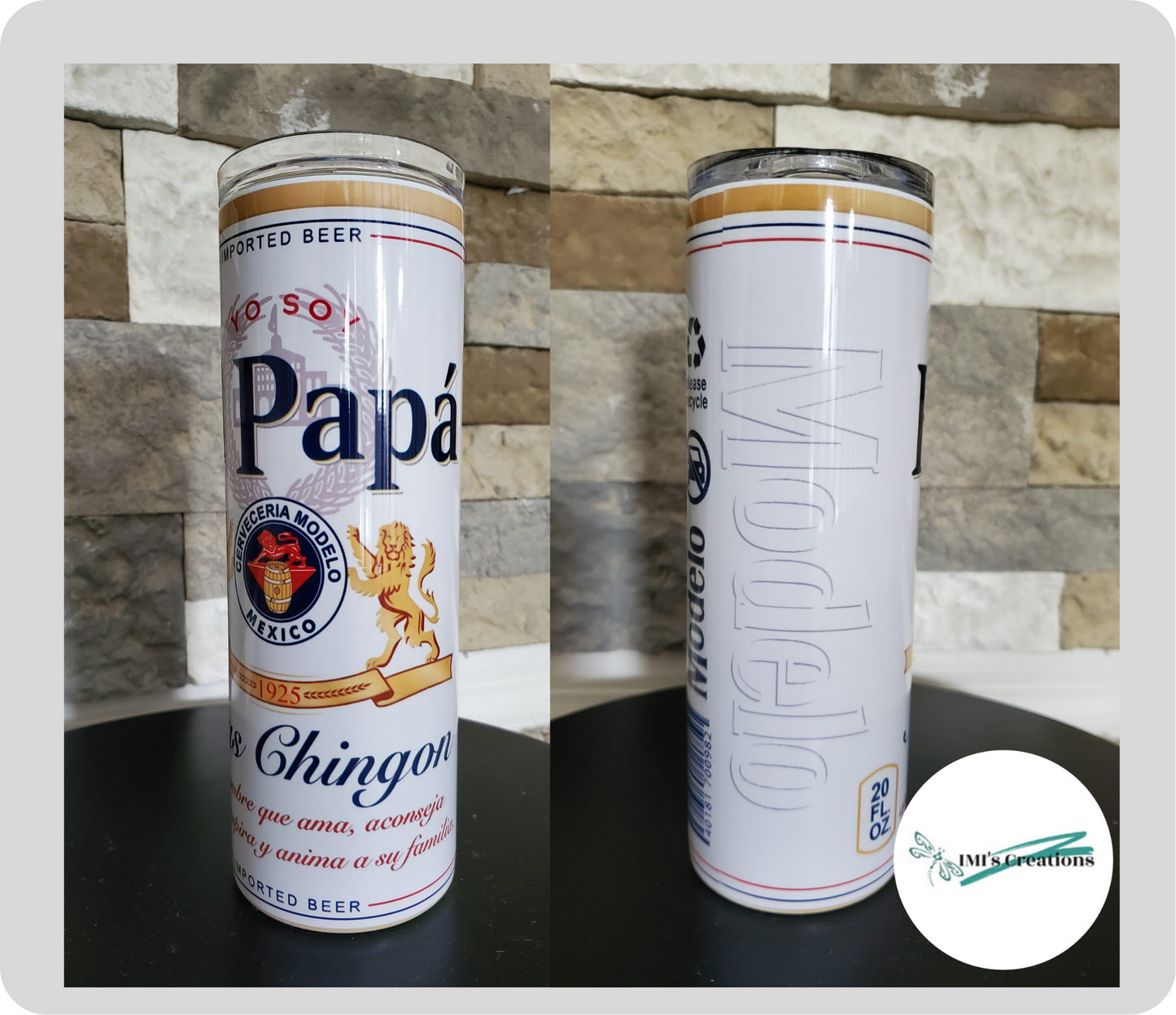 20 oz El Papa Sublimation Tumbler