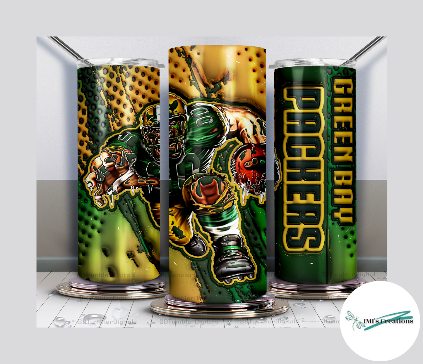 20 oz Sublimation Tumbler - Packers