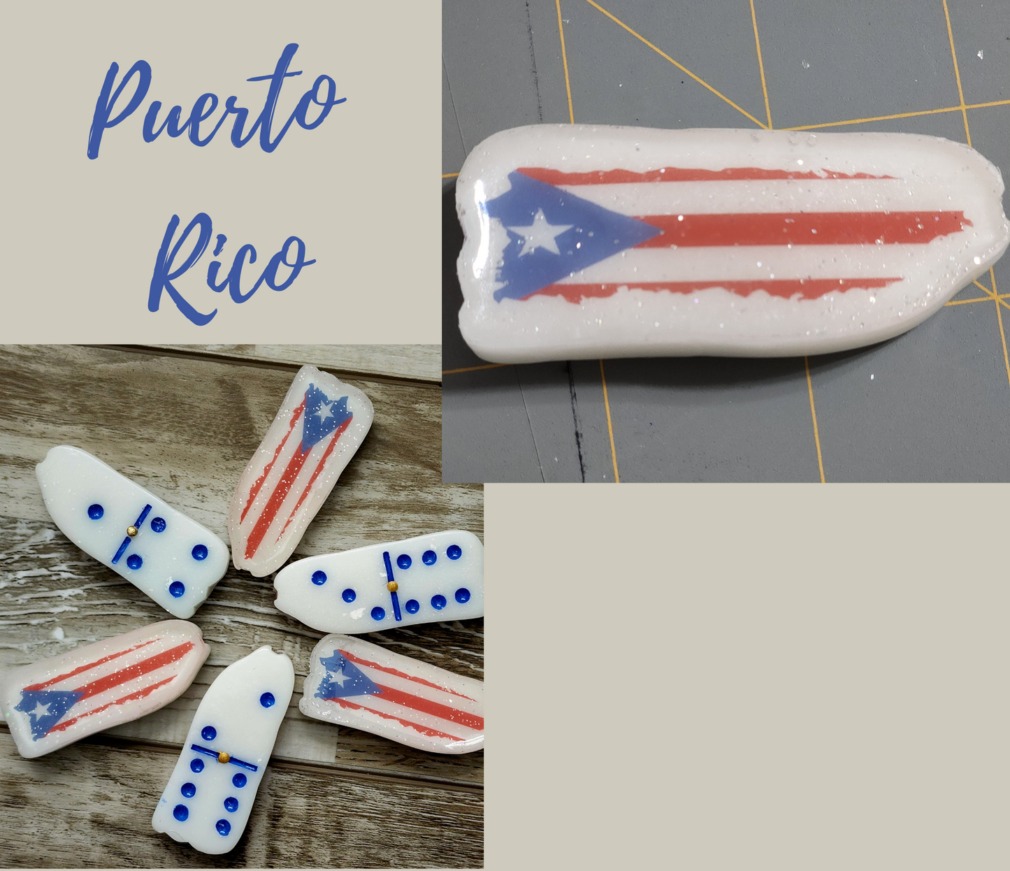 Puerto Rico Flag - Double Six