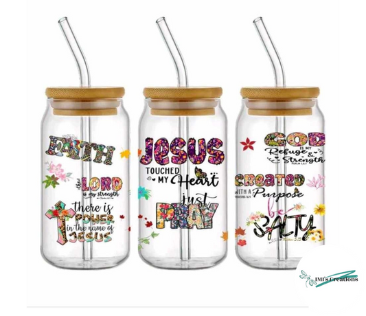 16 oz Libbey Cup - Jesus