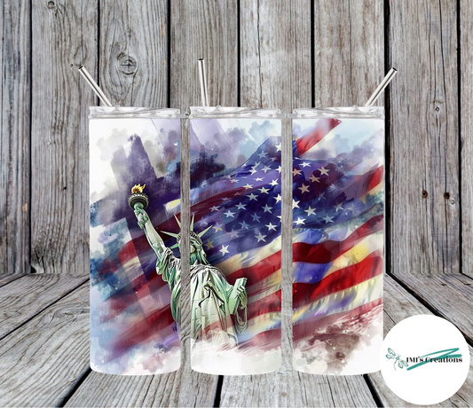 20 oz Statue of Liberty Tumbler