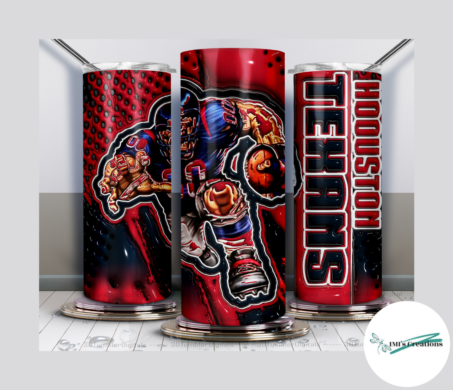 20 oz Sublimation Tumbler - Texans