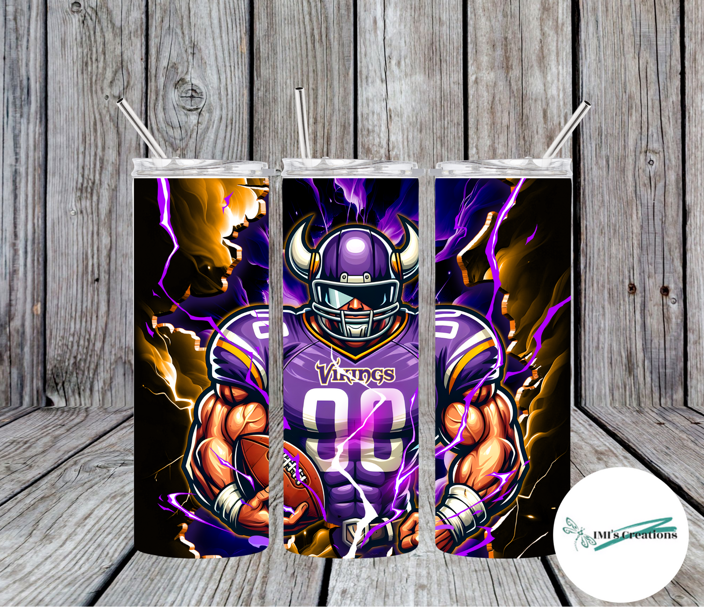 20 oz Sublimation Tumbler - Vikings